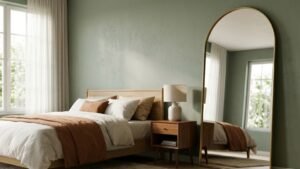 Place Mirror in Bedroom Floor Plans Safely 