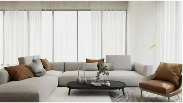 L-Shaped Sectional Layout for Everyday Comfort