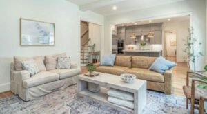 Use a Large Area Rug to Create a Room Within a Room